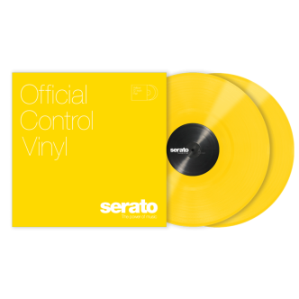 12" płyta z kodem czasowym Serato Standard Colours YELLOW (para) 
