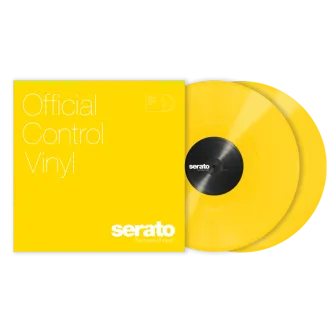 12" płyta z kodem czasowym Serato Standard Colours YELLOW (para) 