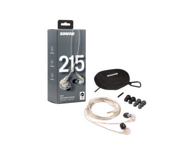 Shure SE215-CL-EFS - słuchawki douszne