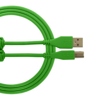 Kabel USB UDG Ultimate Audio Cable USB 2.0 A-B Green Straight 2m (prosty) U95002GR