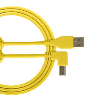 Kabel USB UDG Ultimate Audio Cable USB 2.0 A-B Yellow Angled 1m (łamany) U95004YL