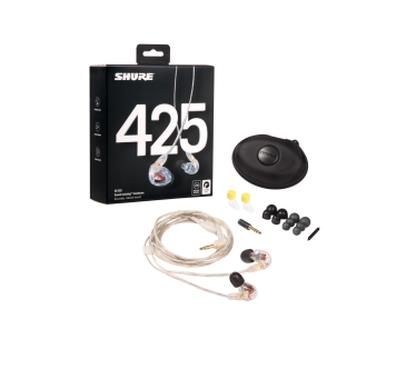 Shure SE425-CL - profesjonalne słuchawki douszne