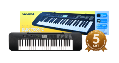 CASIO CTK-240 - 49 klawiszowy keyboard stworzony dla początkujących + 5 lat gwarancji