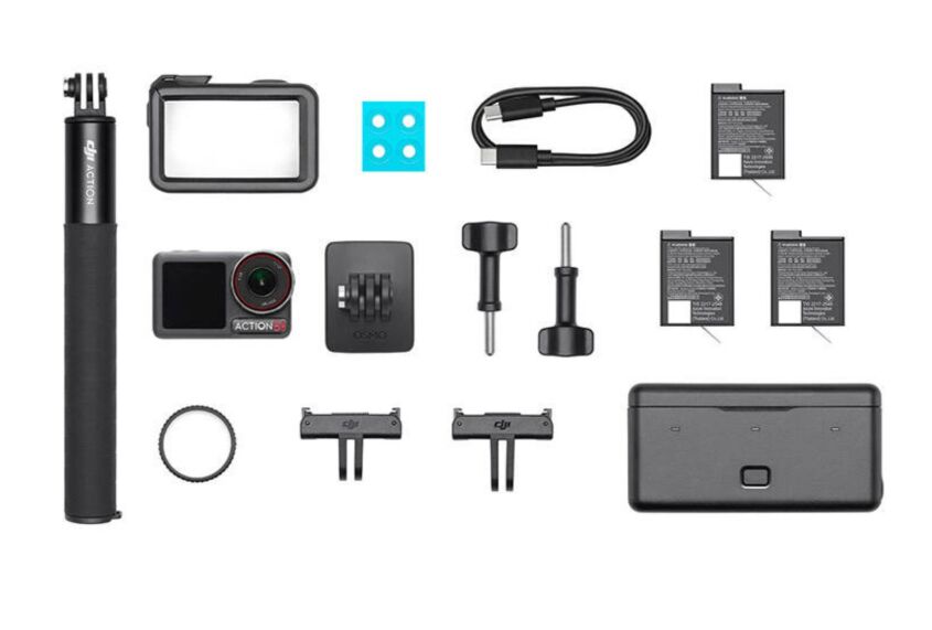 DJI Osmo Action 5 Pro Adventure Combo - Kamera sportowa z akcesoriami