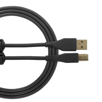 Kabel USB UDG Ultimate Audio Cable USB 2.0 A-B Black Straight 1m (prosty) U95001BL