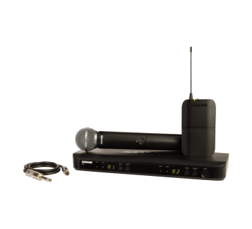 Shure BLX1288/SM58 - podwójny zestaw z mikrofonem do ręki i bodypackiem