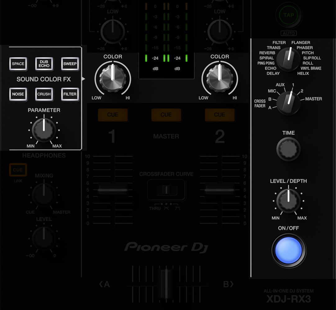 Pioneer XDJ-RX3 - Beat FX